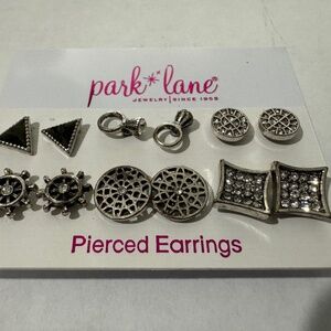 Park Lane 6 Pack of Stud Earrings - Silver